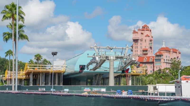 Disney Skyliner Construction Update August 2018 Hollywood studios station