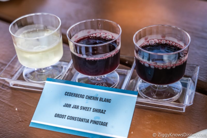 Africa Review 2019 Epcot Food and Wine Festival wine flight