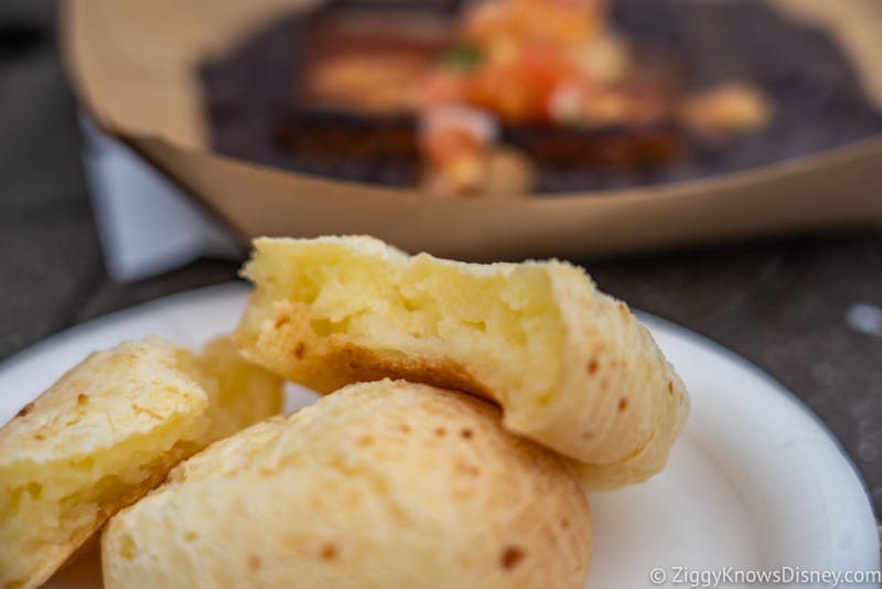 Brazil Review 2019 Epcot Food and Wine Festival cheese bread inside