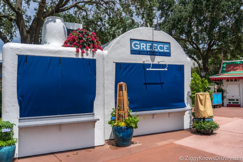 Greece Review 2018 Epcot Food and Wine Festival booth