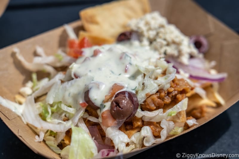 Greece Review 2018 Epcot Food and Wine Festival loaded greek nachos