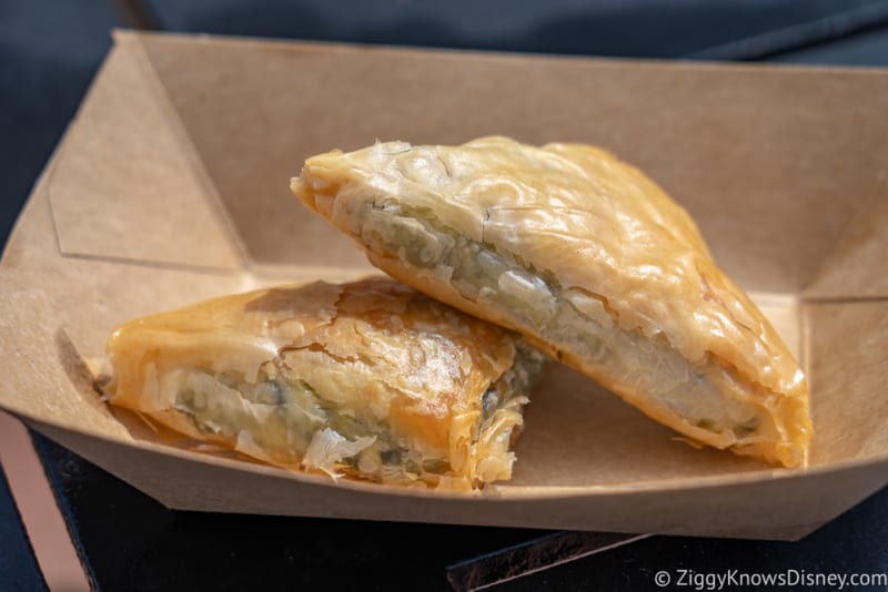 Greece Review 2018 Epcot Food and Wine Festival spanakopita