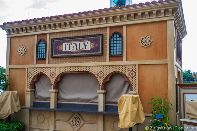 Italy Review 2019 Epcot Food and Wine Festival booth