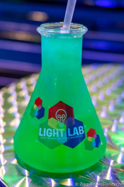 Light Lab Review 2018 Epcot Food and Wine Festival phosphorescent phreeze