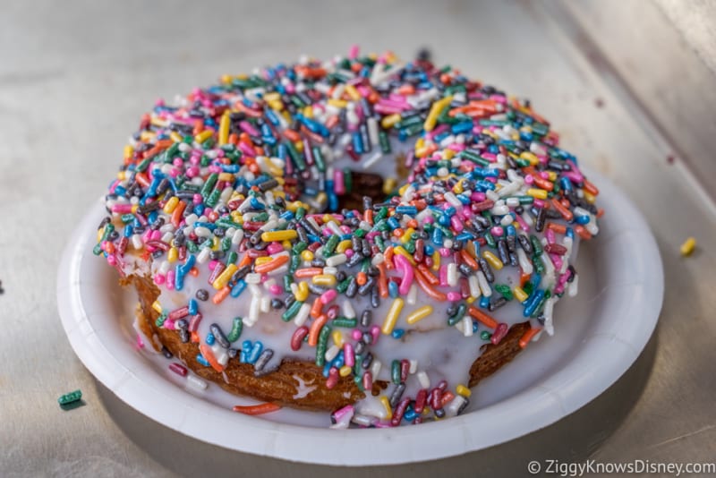 Taste Track Review 2018 Epcot Food and Wine Festival croissant doughnut sprinkles