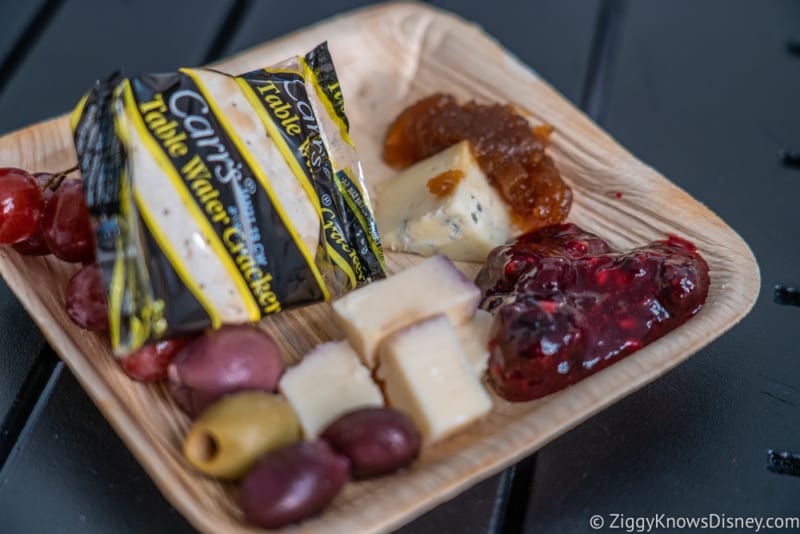 The Festival Wine Shop Review 2018 Epcot Food and Wine Festival cheese plate